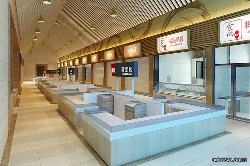 50平米果蔬店装修效果图