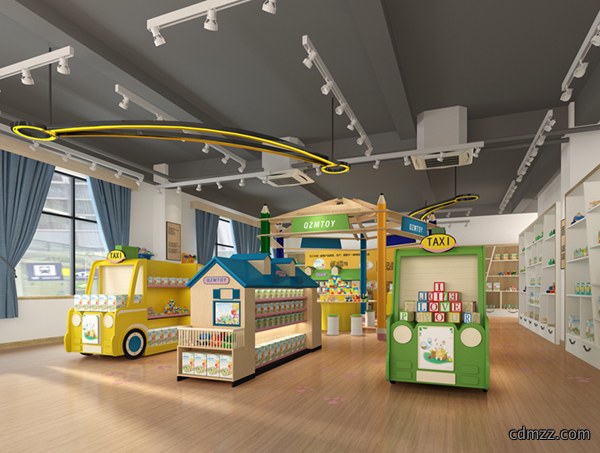5款个性创意儿童玩具店装修设计图片