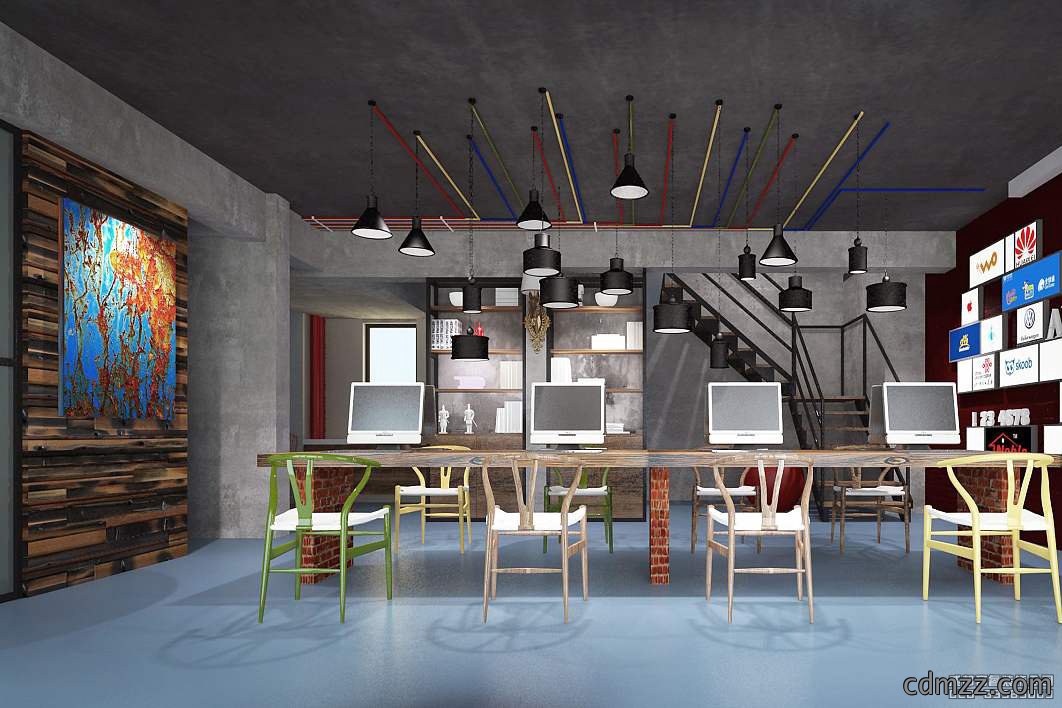 私人工作室设计效果图