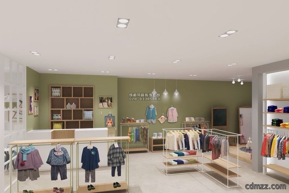 成都童装店装修,童装店装修,店铺装修,店铺装修公司