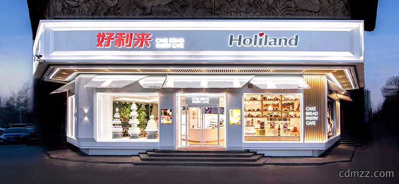 好来利蛋糕店门头装修效果图
