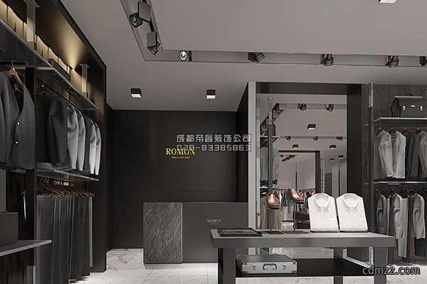 时尚男装店装修效果图
