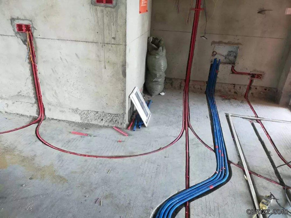 错误的线管装修预埋参考图
