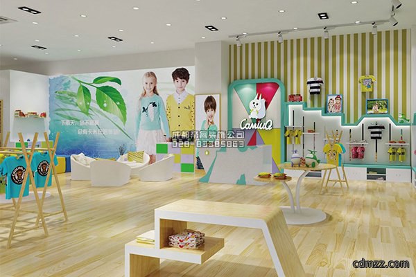 潮童装店装修效果图