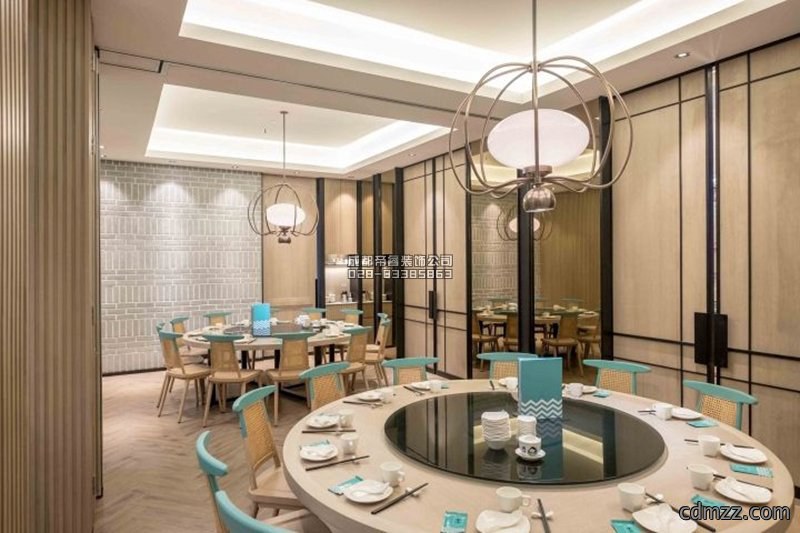 高档酒店餐厅包间装修设计效果图