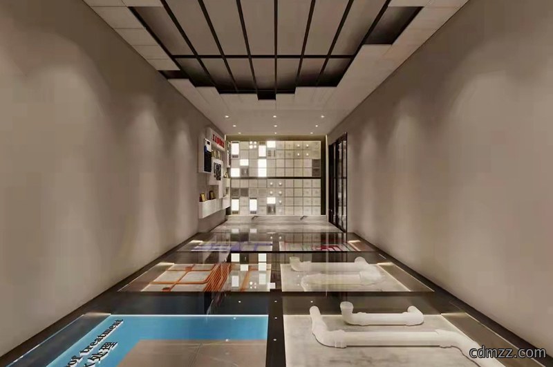装饰公司主材展厅布局装修效果图