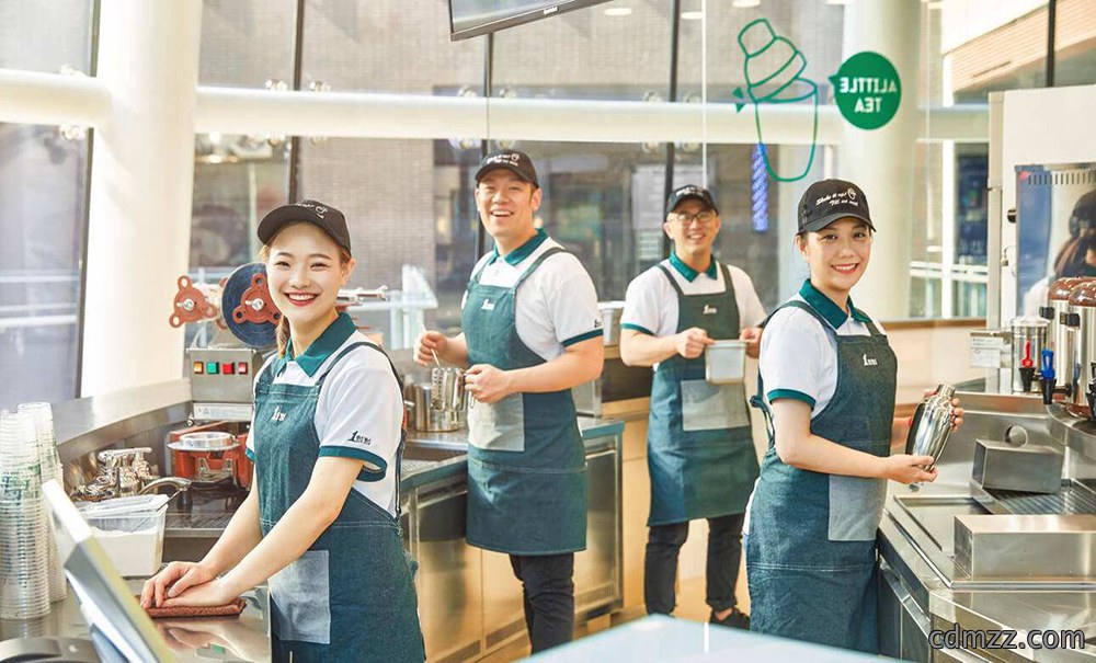 一点点奶茶店门店装修图片