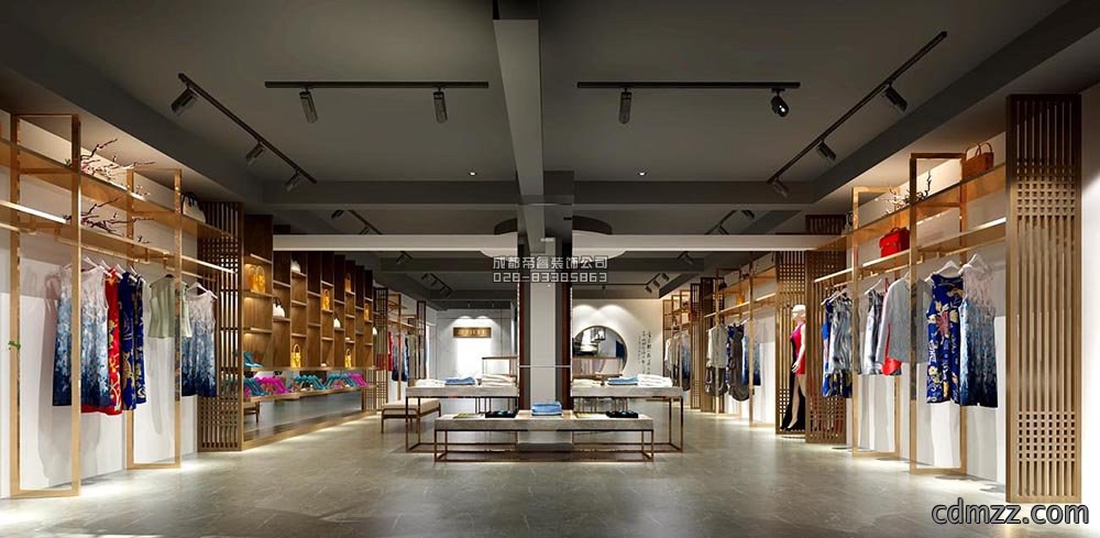 品牌服装旗舰店装修效果图