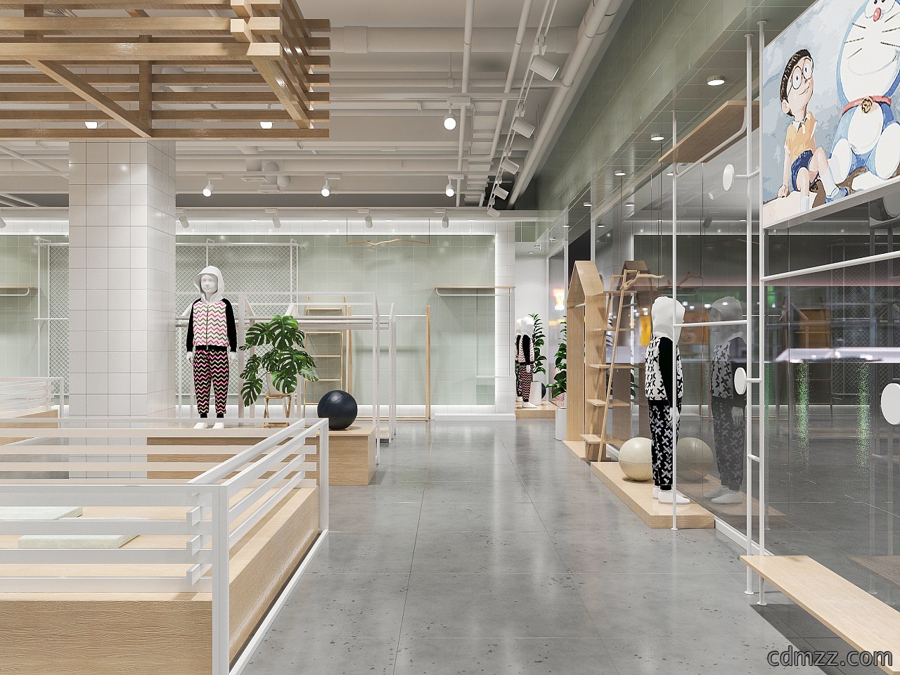 儿童衣服品牌折扣店装修注意事项